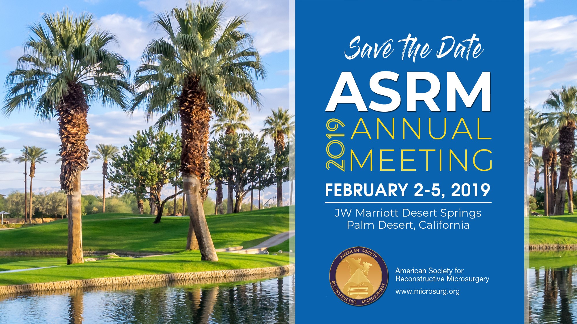 ASRM Annual Meeting @ JW Marriott Desert Springs | Palm Desert | California | United States